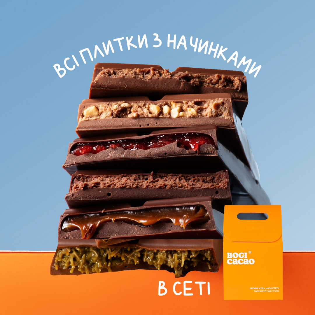 Сет всіх плиток з начинками